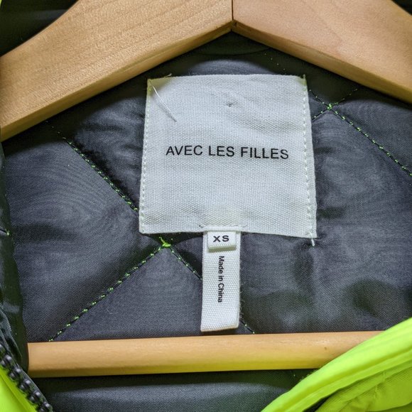 EUC Womens (XS) - AVEC LES FILLES Neon Quilted Jacket - Picture 6 of 8